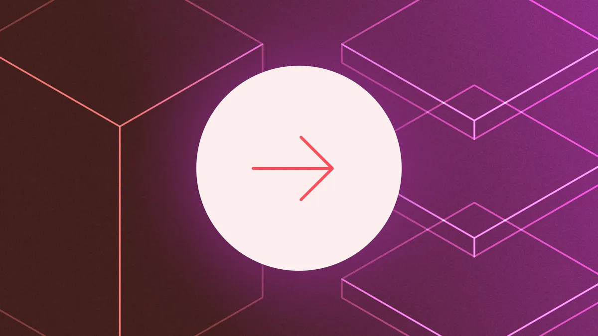 Abstract image of migrating from monolithic to composable architecture