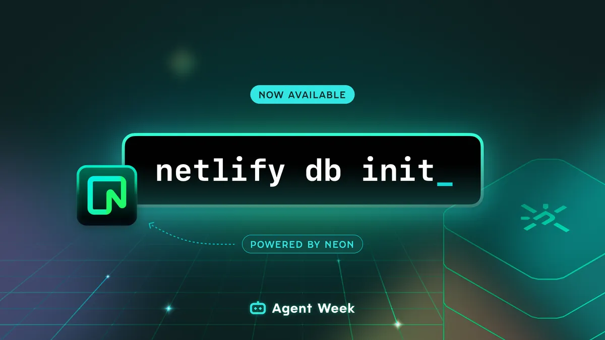 Netlify DB powered by Neon