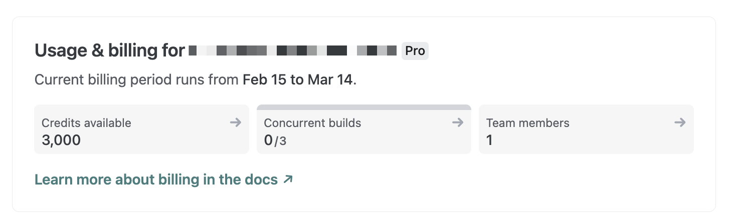 Monitor credit usage in the Netlify UI