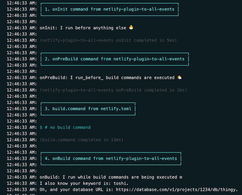 a screenshot of the build logs from the Netlify UI